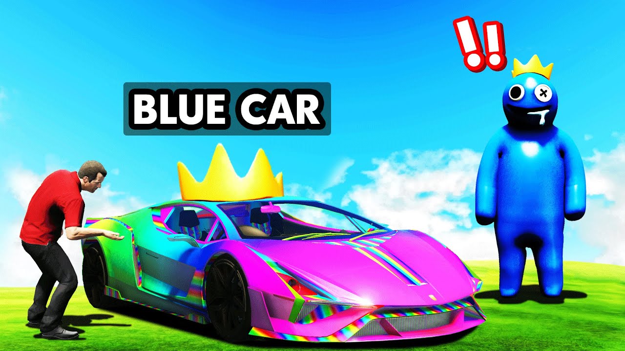 GTA 5 Mods Blue in Roblox Rainbow Friends Upgraded - GTA 5 Mods