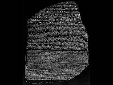 La piedra Rosetta y el desciframiento de los jeroglíficos