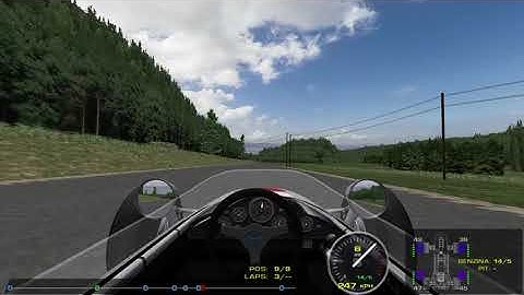 rFactor v1 - mod F1 1965 - 1 lap at Spa Francorchamps