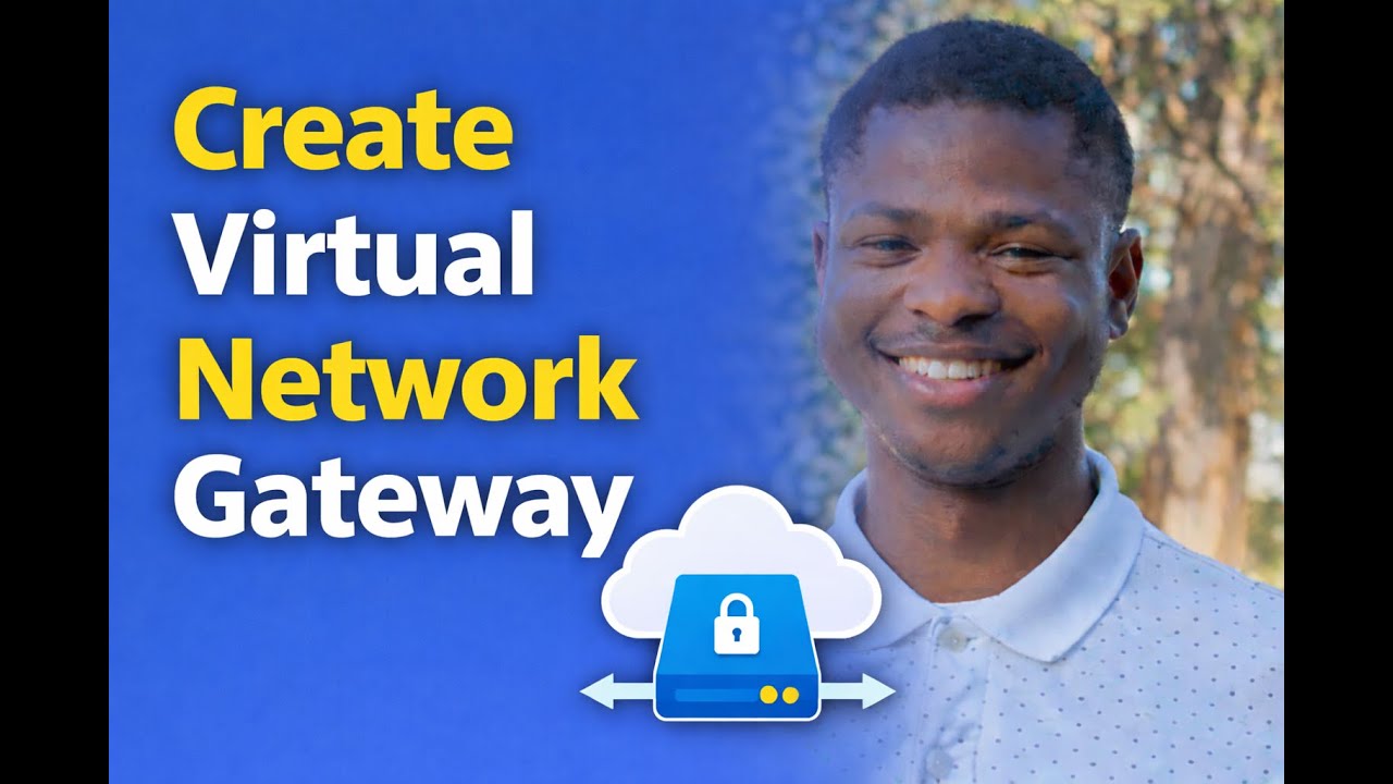 Create Virtual Network Gateway using Microsoft Azure Portal - YouTube