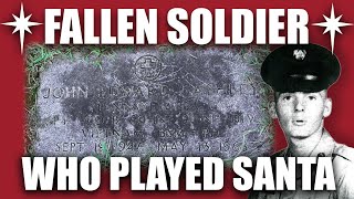 Cleaning the Gravestone of John Cashley: the SOLDIER SANTA