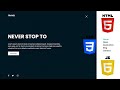 Simple Travel Landing Page with Side Navigation - HTML CSS JavaScript