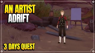 An Artist Adrift - Time Gated Quest | World Quests & puzzles |【Genshin Impact】