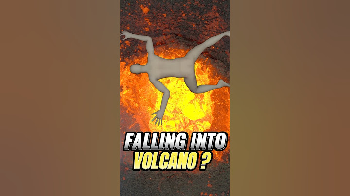 What Happens If You Fall into a Volcano? #shorts