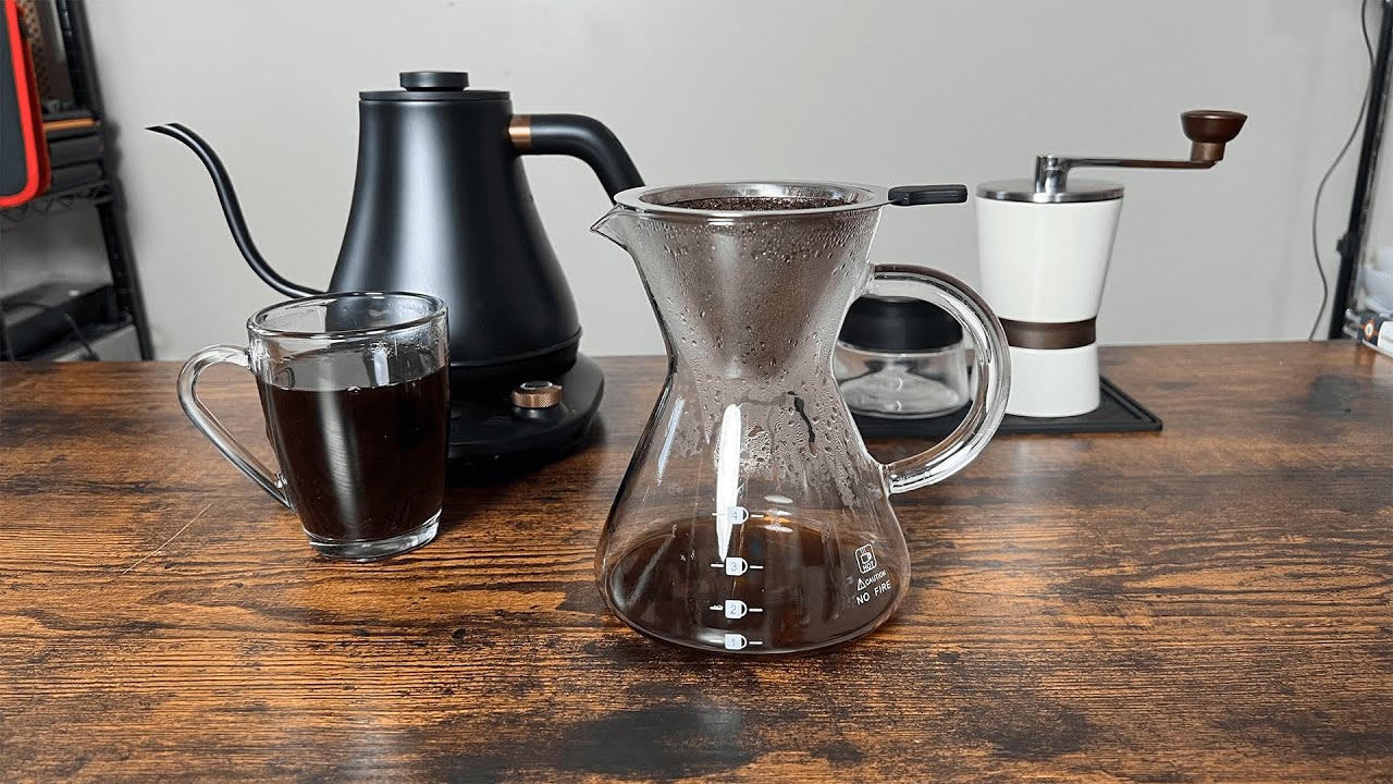 Coffee Gator Pour Over 3 Cup Coffee Maker, 400ml