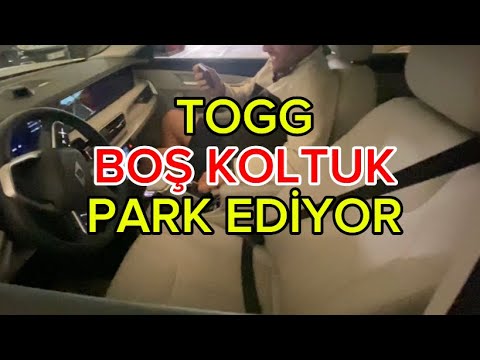 TOGG BOŞ KOLTUK PARK EDİYOR 😲🫣 KENDİ KENDİNE 🧐 TOGG OTOMATİK PARK 👏🏻👏🏻