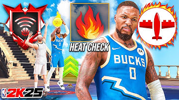 DAMIAN LILLARD + LEGEND LIMITLESS RANGE & HEATCHECK is OVERPOWERED (NBA 2K25)