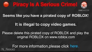 Roblox Anti Piracy Screen (fake)