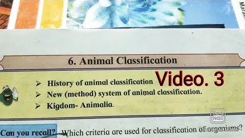 Animals Classification 10th std Science 2 All Phylums Class10 SSC 6th lesson explanation in hindi