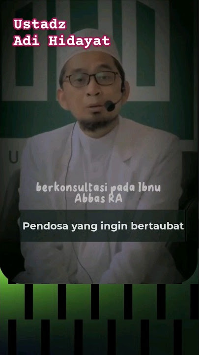 UAH, kisah pendosa yang bertaubat #shorts #short