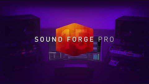 Sound Forge Pro 15