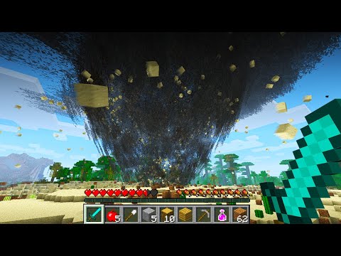 Skyblock, but every 5 minutes there's a natural disaster