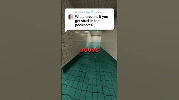 ⚠️WHAT IF YOU GET STUCK IN THE POOLROOMS - FOUND FOOTAGE⚠️ #backrooms #shorts