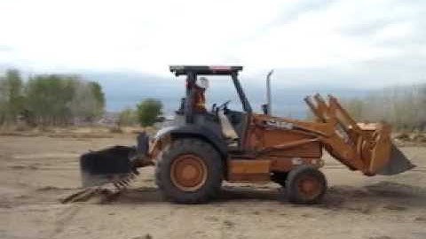 CASE Skiploader Grader start up procedures/ Heo Nick Hopkins