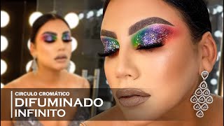 Difuminado infinito con glitter - JUANHERNANDEZMAKEUP