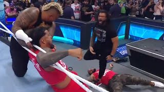 Roman Reigns & Solo Sikoa Destroys The Usos in Tribal Court WWE Smackdown 2023