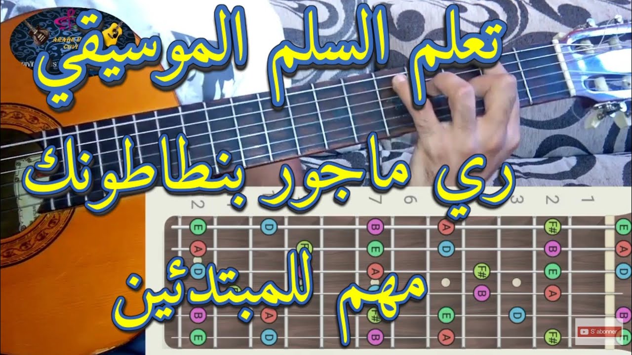 دروس تعليم الجيتار 9 السلم الموسيقي La gamme de RE majeure pentatonique guitar lesson YouTube دروس تعليم الجيتار 9 السلم الموسيقي La gamme de RE majeure pentatonique guitar lesson YouTube