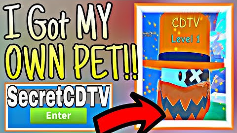 [🤖ROBOT🤖] Clicking Fantasy *I GOT MY OWN CDTV PET!* GET THE PET FREE WITH TWITTER CODE! 🔴ROBLOX🔴