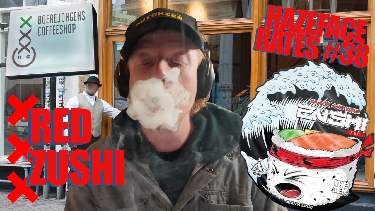 HazeFace Rates #38 - RED ZUSHI - Coffeeshop Boerejongens Amsterdam
