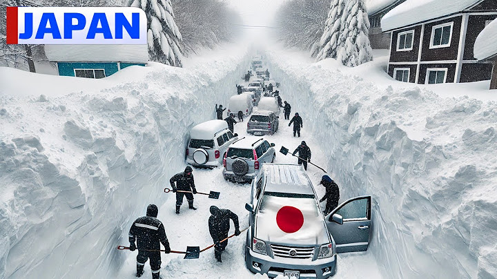 Japan is Freezing !✈️ Planes & Homes Completely Buried in Snow – Worst Blizzard in Years ❄️