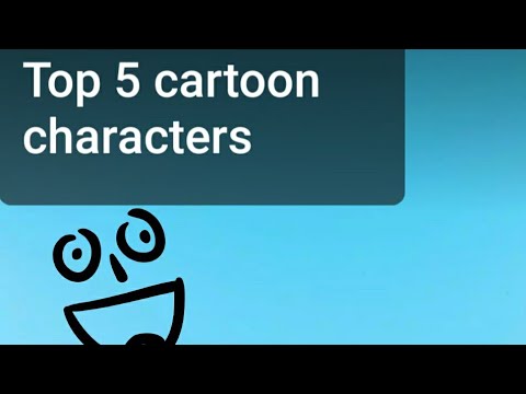 Top 5 well known cartoon characters in the world