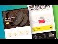 Bakery Website Design - Cake website template - HTML CSS JS