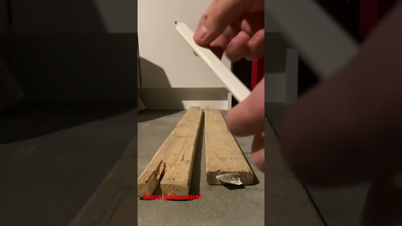 Why carpenter pencil is flat? Hack! 