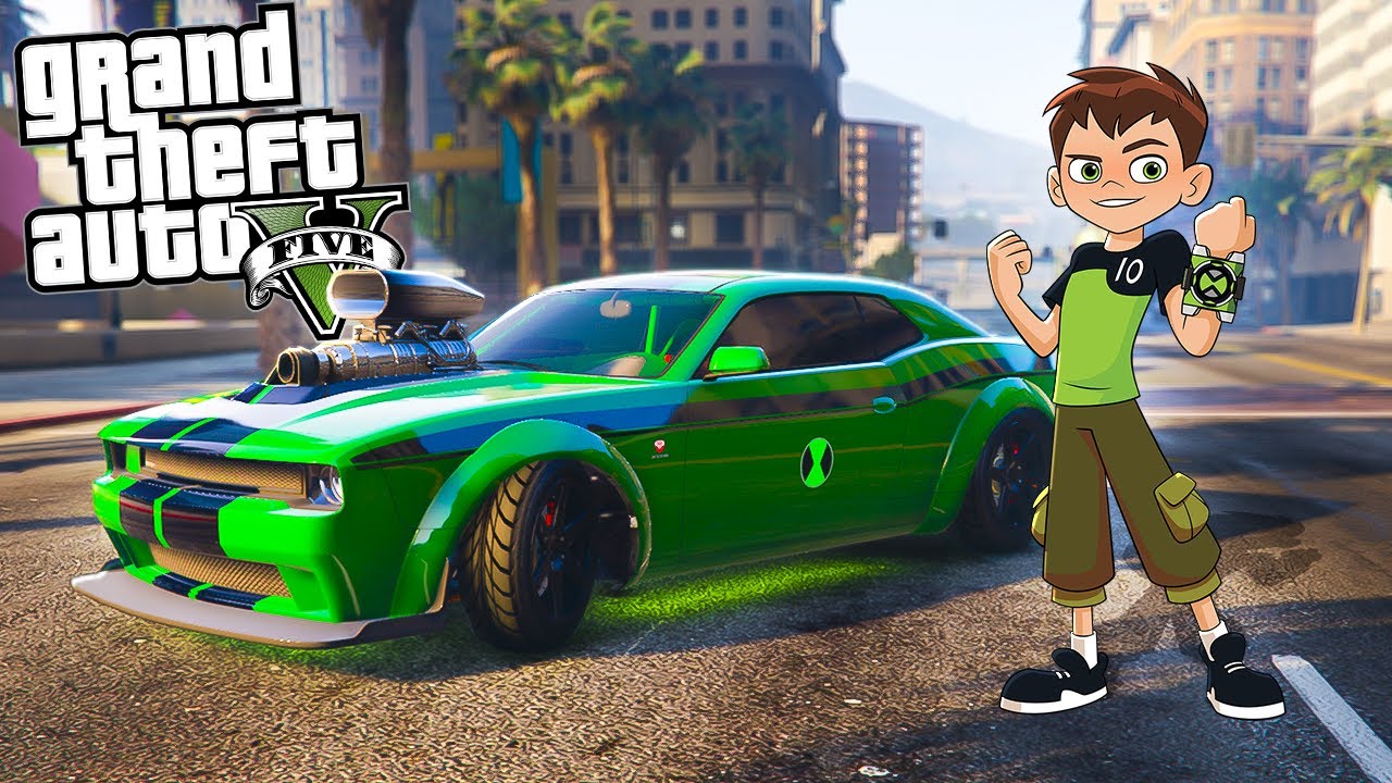 CRIEI O CARRO DO BEN 10 NO GTA 5!! - YouTube