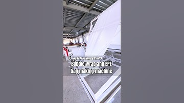 Bubble wrap and EPE bag making machine #plasticbagmakingmachine #machine #bagmakingmachine