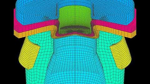 BTM Europe - Tog-L-Loc® Clinching System FEM-Simulation | Complete clinching procedure | Slow-Motion