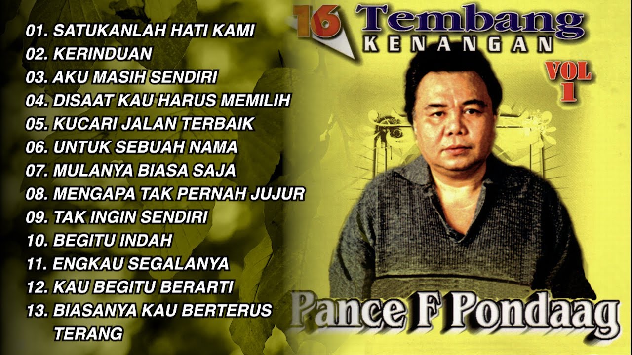 TEMBANG KENANGAN VOL.1 - PANCE F PONDAAG