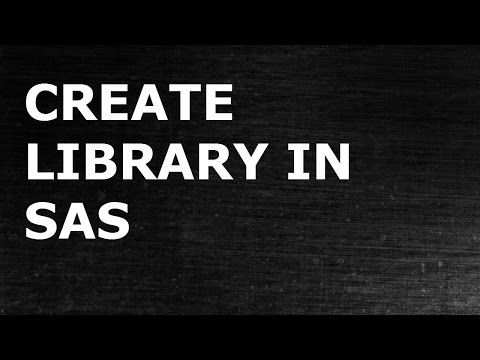 Create Data & Library in SAS| Base SAS || Data Analysis