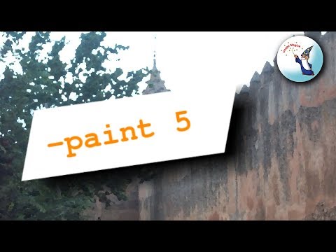 Tutorial ImageMagick en español: Efecto cuadro pintado