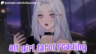 ASMR Popular Alt Girl Gives You A Tarot Reading 🕯️ (Soft Spoken) (Reading) (Energy Cleansing)