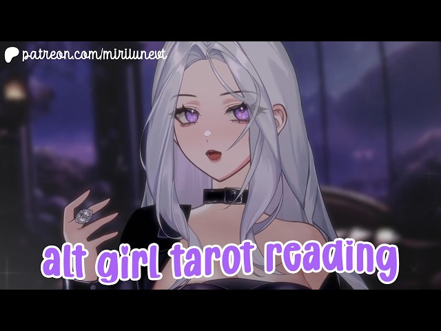 ASMR Popular Alt Girl Gives You A Tarot Reading 🕯️ (Soft Spoken) (Reading) (Energy Cleansing)