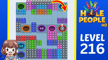 Hole People Level 216 Solution Walkthrough