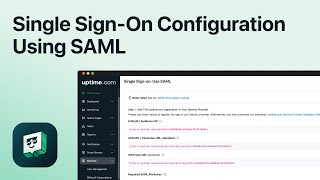 Single Sign-On Configuration Using SAML