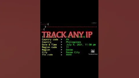 HOW TO TRACK ANY IP ADDRESS
