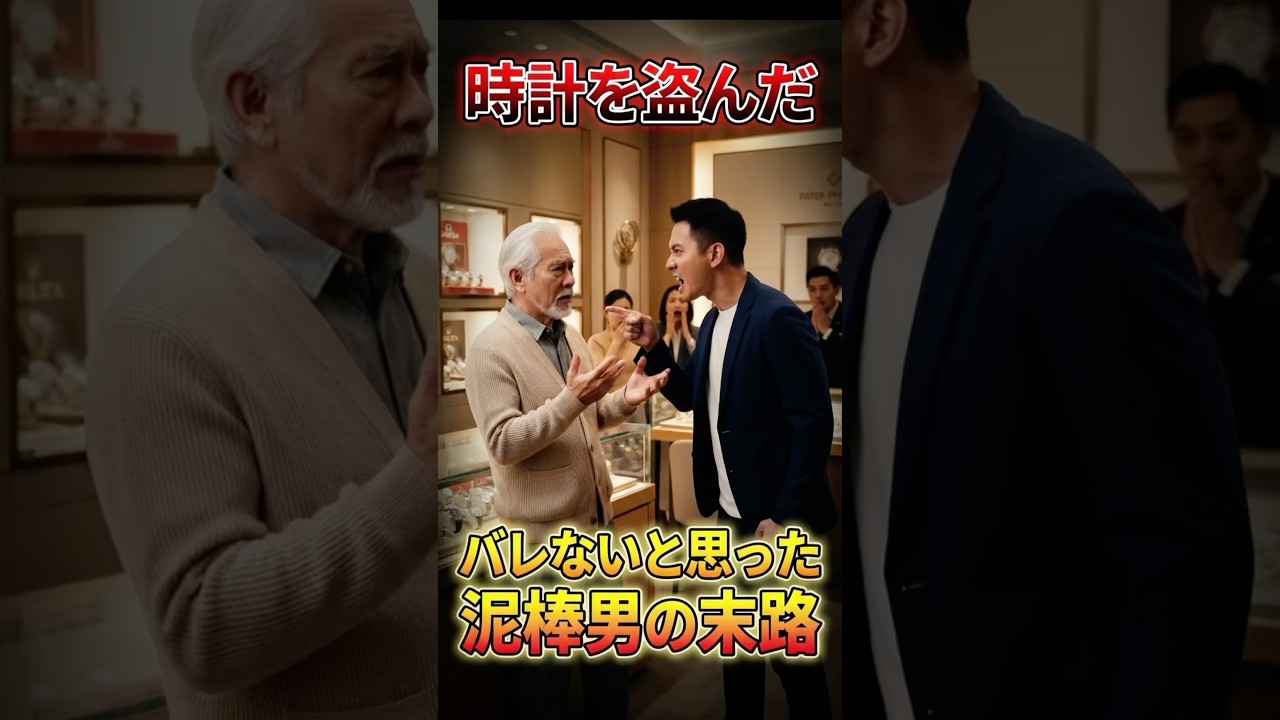 時計屋の泥棒 #大逆転 #1分スカッと
