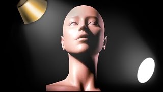 Face Lighting Reference - Female and Male Heads