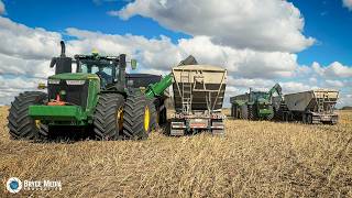 XXL-Harevst -Johner Farms Canada 🇨🇦 8x John Deere X9 & 2x John Deere 9R - JOHN DEERE MACHINE SYNC
