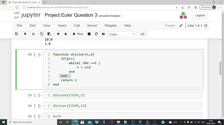 Julia Project Euler Question 3