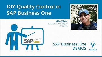 SAP Business One DIY Quality Control