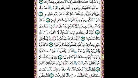 158 صفحة رقم  158 سورة الأعراف  والبلد الطيب يخرج نباته