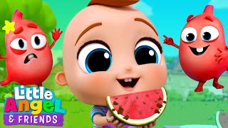 Happy vs Sad Bubbly Tummy Song | Little Angel And Friends Kid Songs