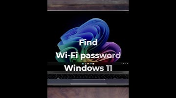 How to find WIFI password on Windows