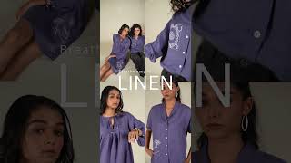 Step into comfort with our Pure LINEN collection of #linendresses #linencoords #linenclothing