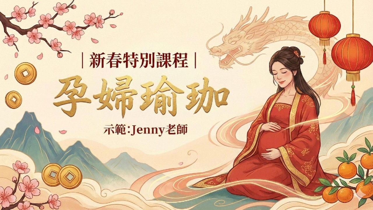 陪你過新年｜初二 孕婦瑜珈 Jenny老師