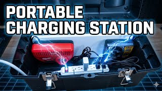 Jobsite Charging Station #handyman #construction