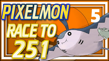 Pixelmon Race to 251 - Ep5: Ocean Pokemon! (Minecraft Pixelmon 4.0.5)